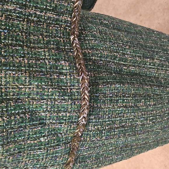 STYLEWE Teal Tweed Skirt Suit - Picture 6 of 7